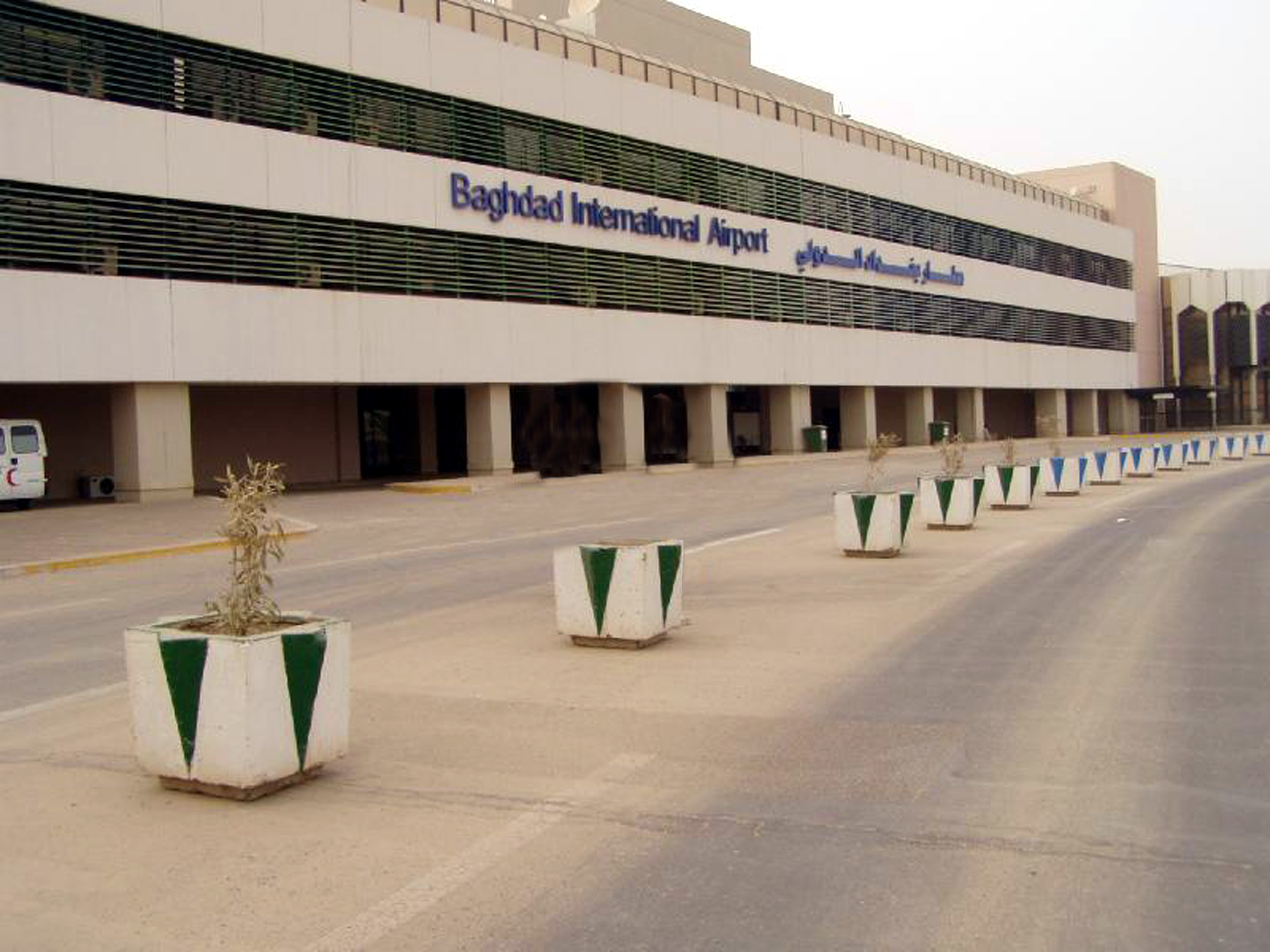 Internationale Fluchhafe vu Bagdad (Baghdad International Airport) Baussen