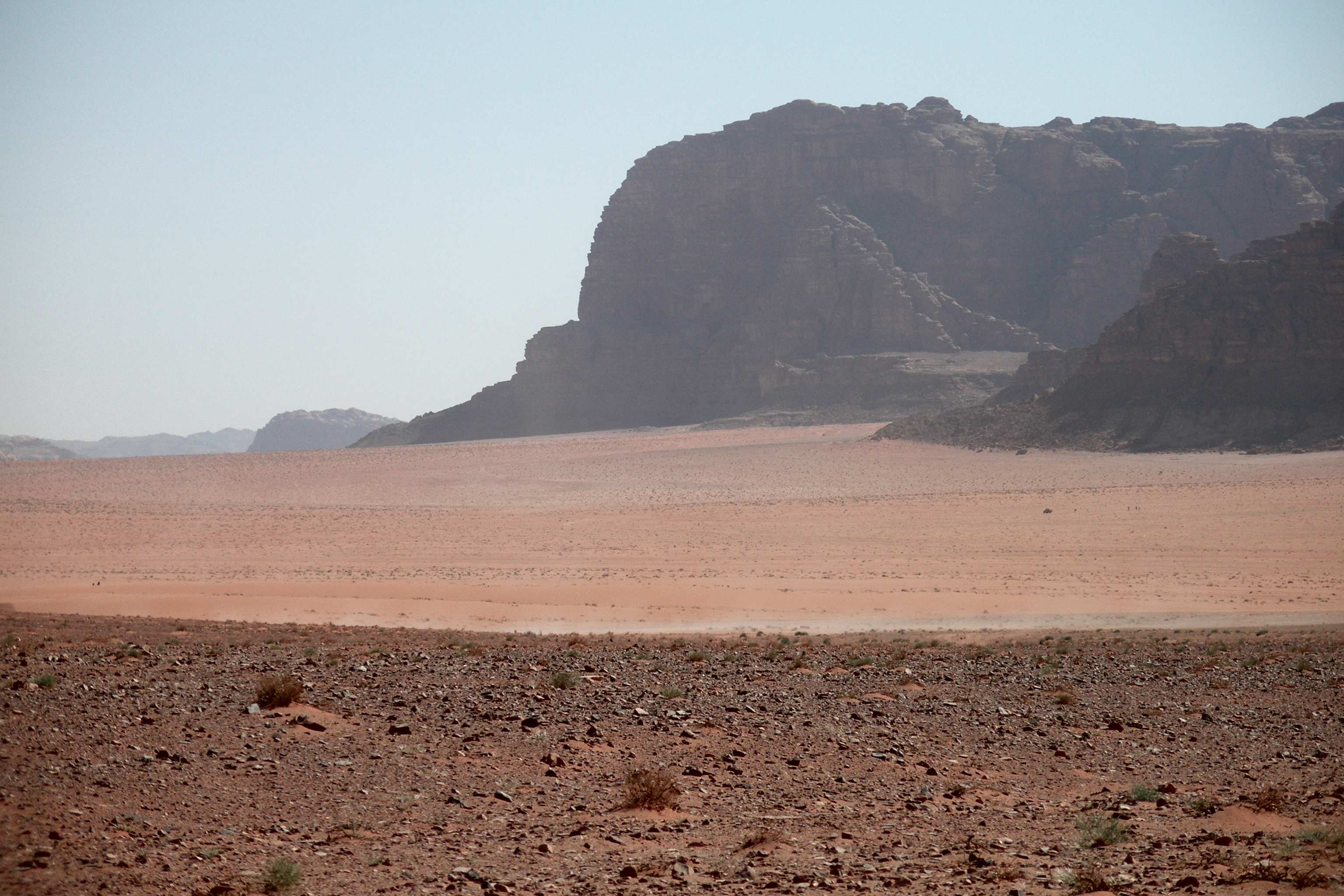 Wadi Rum: D'Wüst, d'Iessen an d'Stären op den selwechten Dag leeën Route Bild