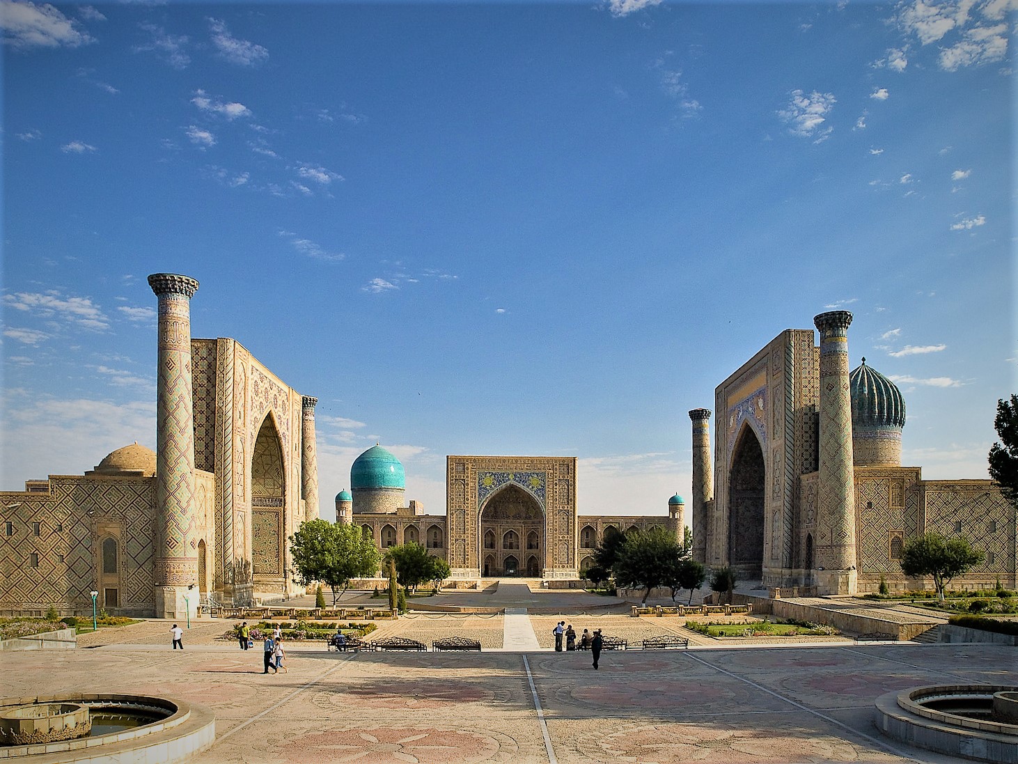 Pociągiem dużych prędkości do Samarkandy: Registan zostaw na wieczór obraz trasy