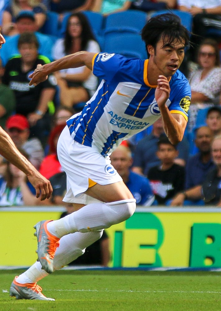 三笘薰(Kaoru Mitoma) 축구 사진