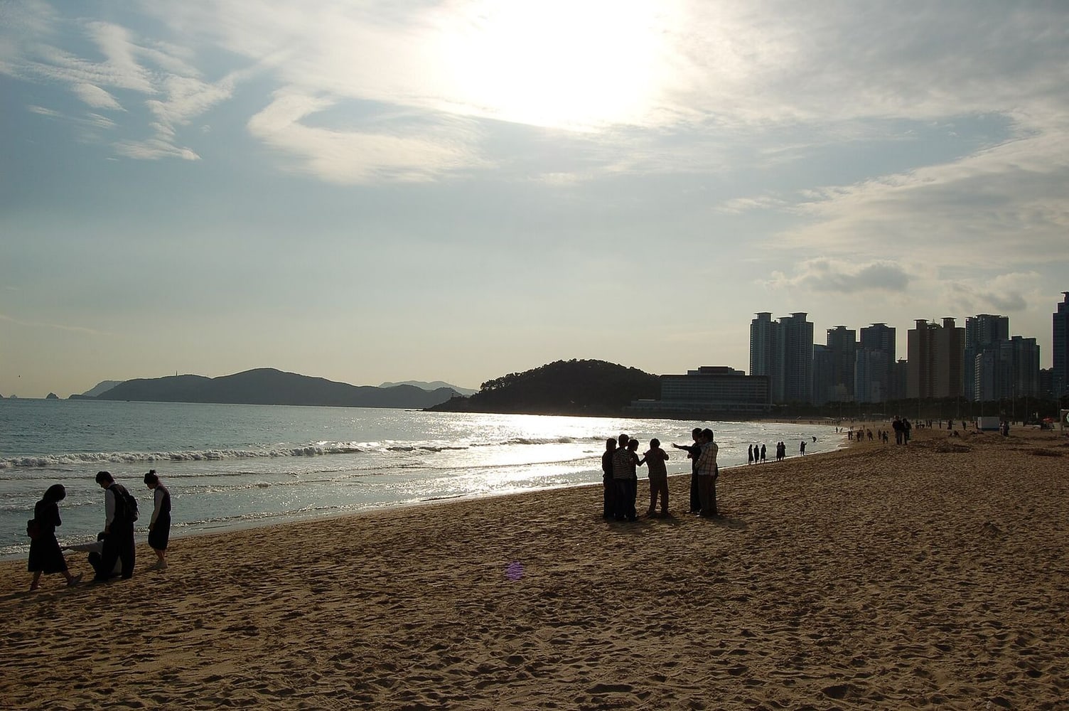 海云台傍晚